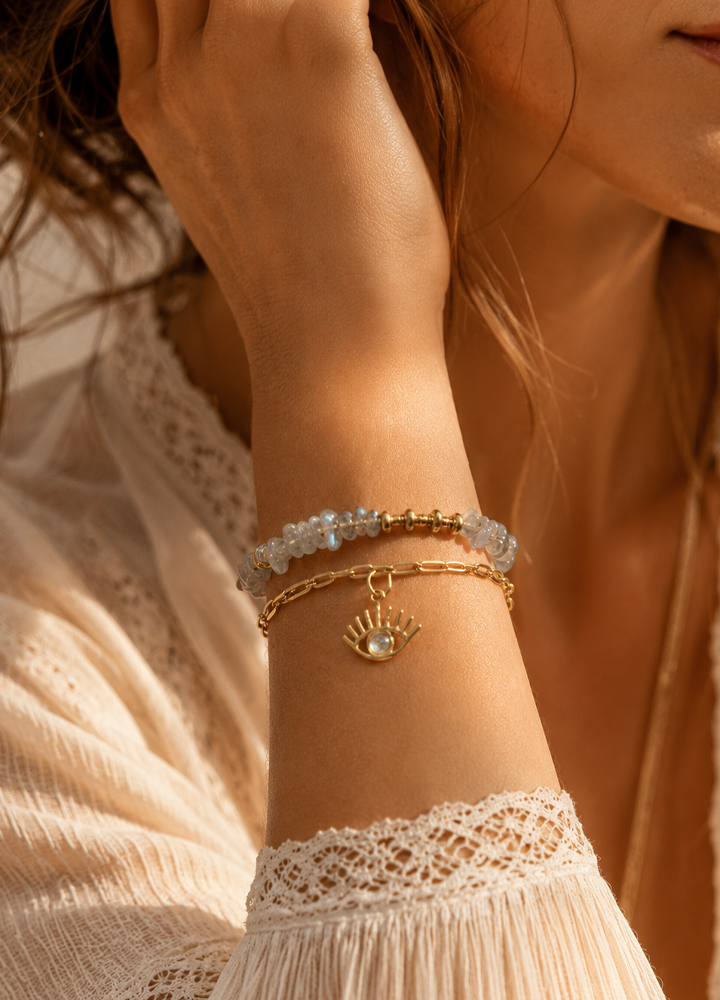 Bracelet Horus doré
