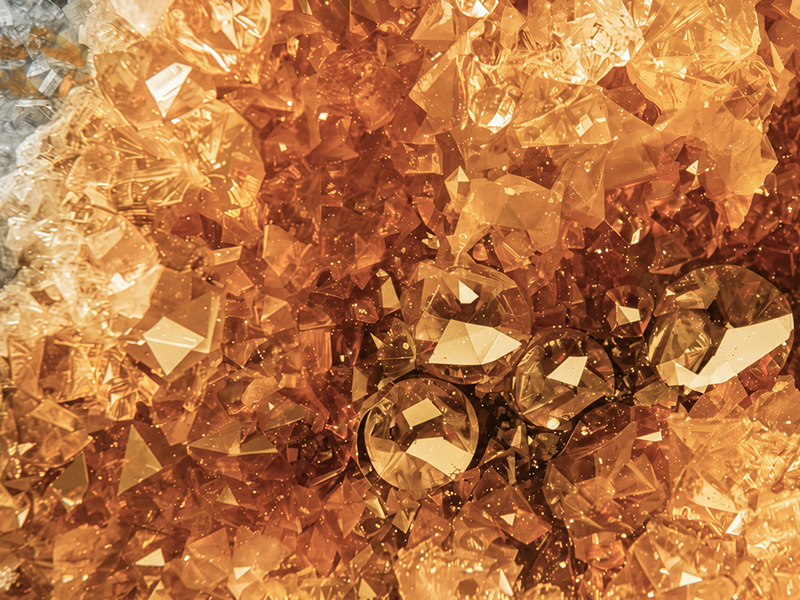 Citrine chauffée