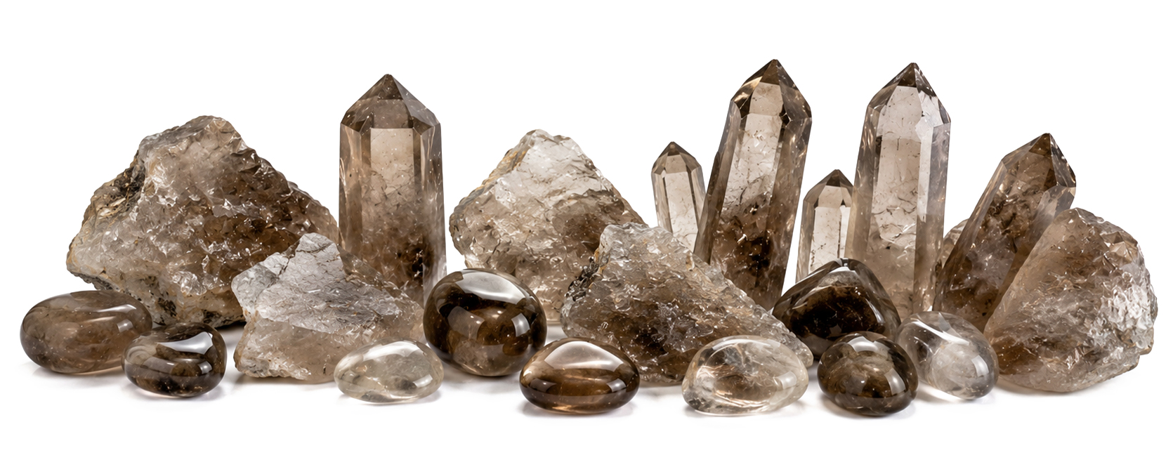Cristal de roche fumé