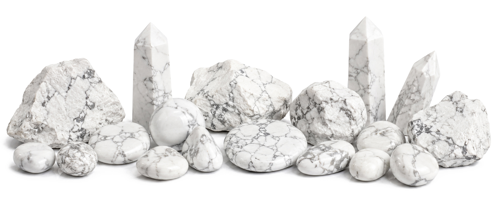 Howlite blanche