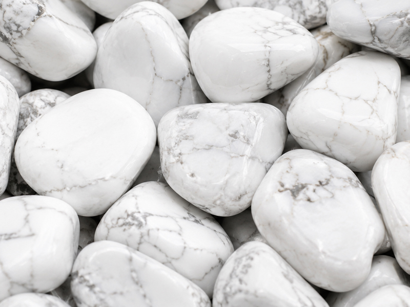 Howlite blanche