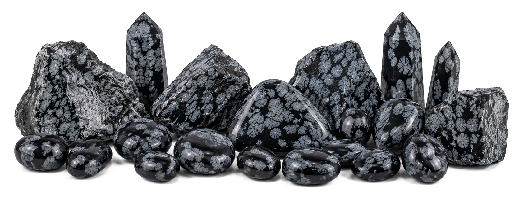 Obsidienne Flocon de Neige