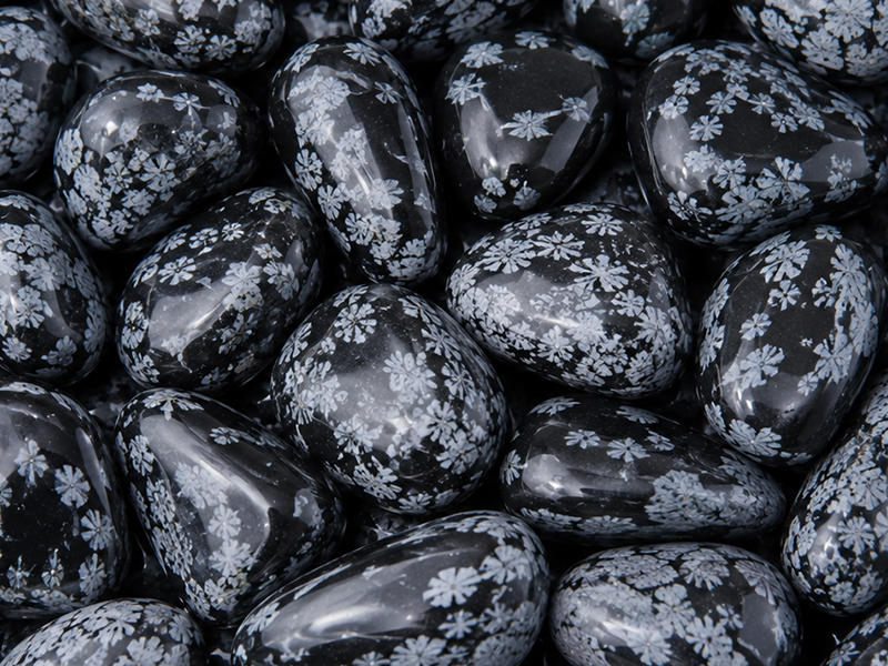 Obsidienne Flocon de Neige