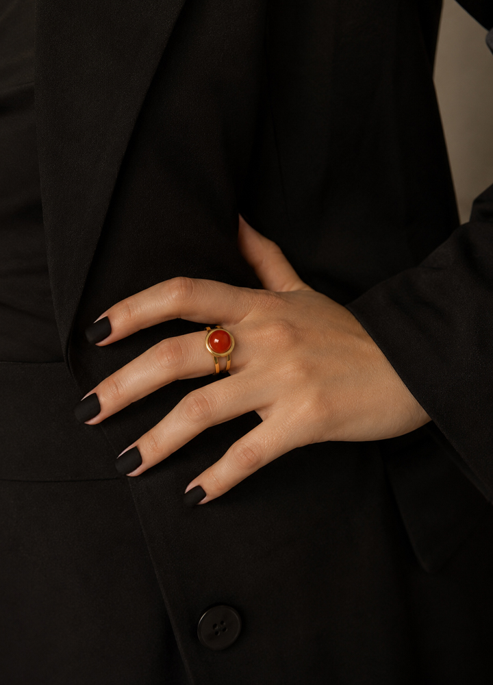Bague Azélys dorée