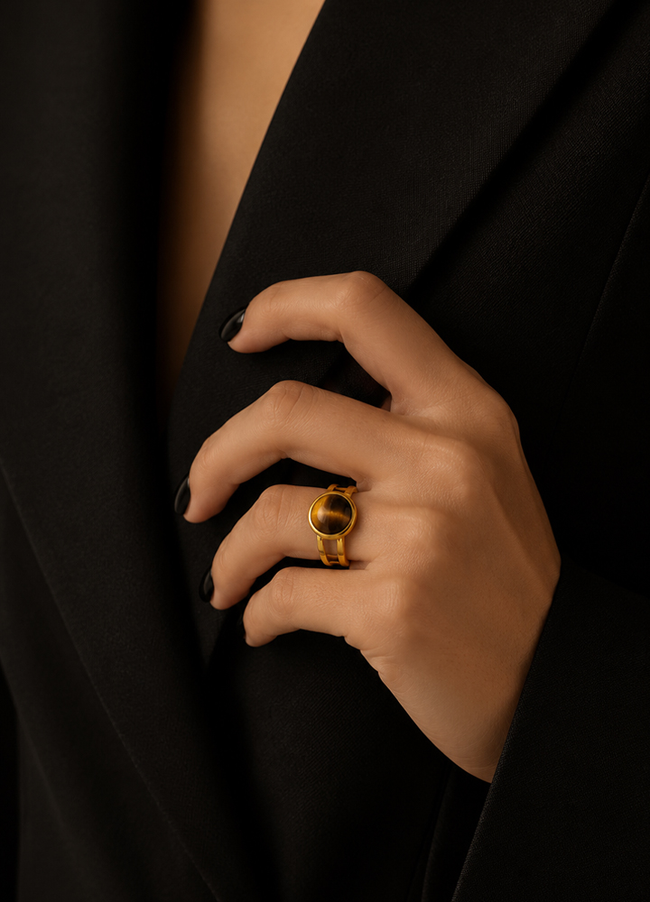 Bague Azélys dorée