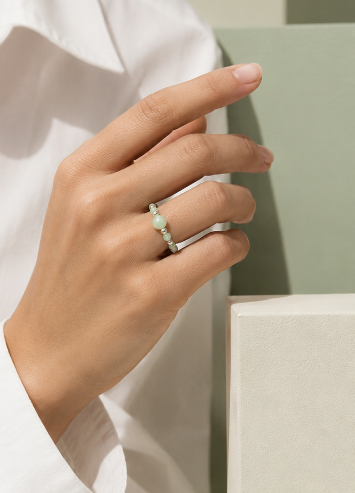 Bague Ondine argentée