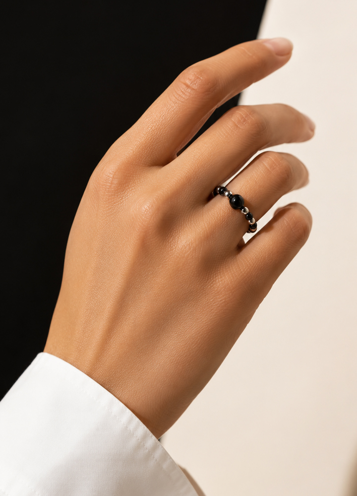 Bague Ondine argentée