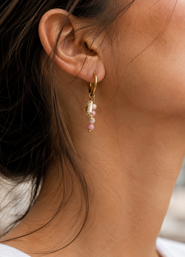 Boucle d'oreille Glam dorée