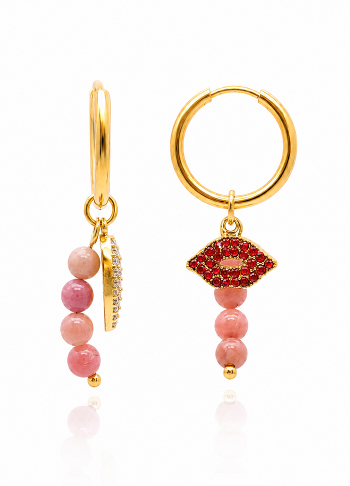 Boucle d'oreille Glam dorée