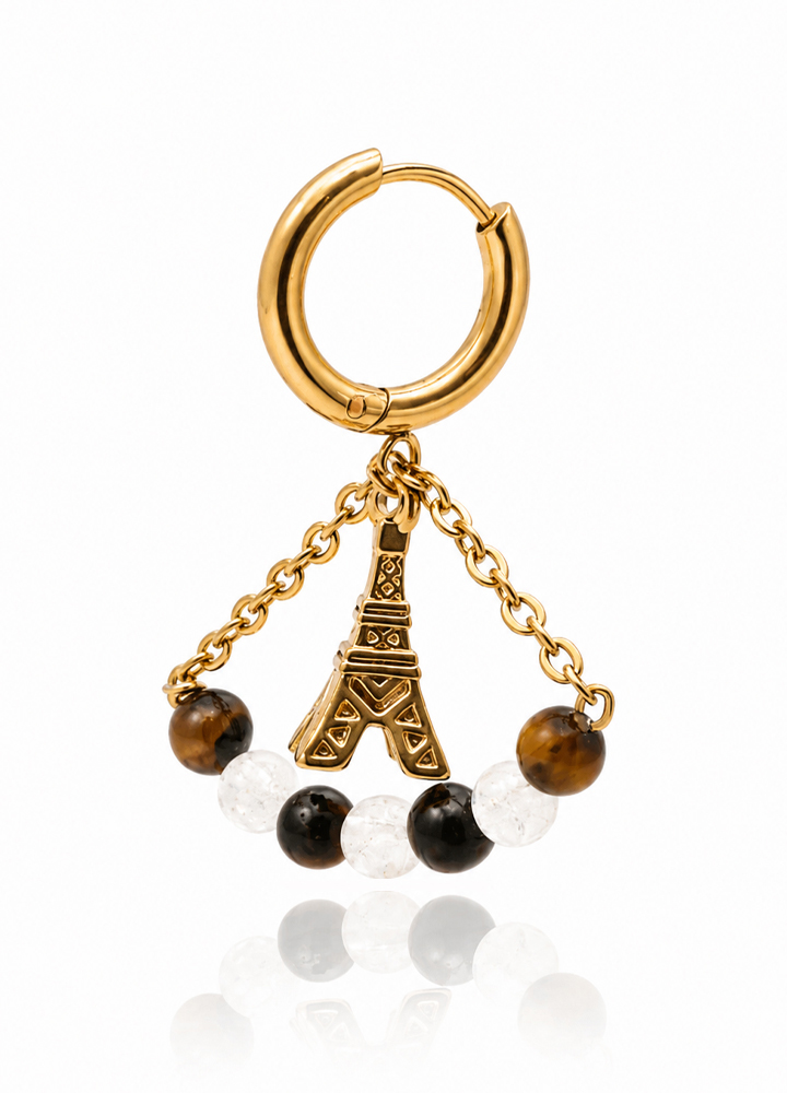 Boucle d'oreille Lumière dorée