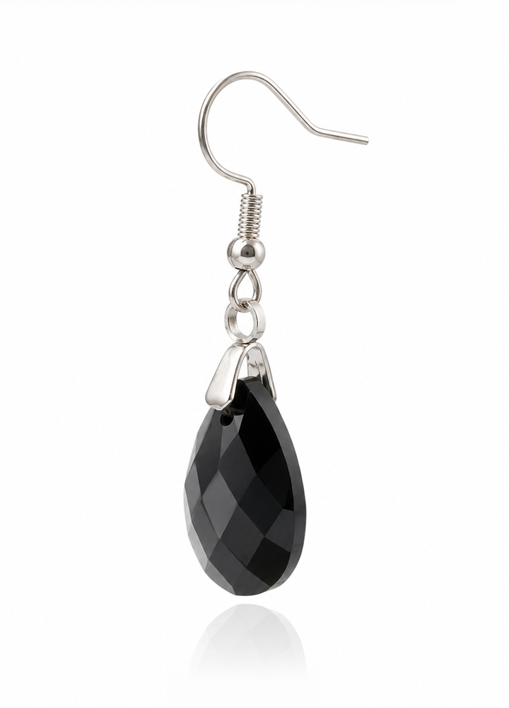 Boucle d'oreille Lyor argentée