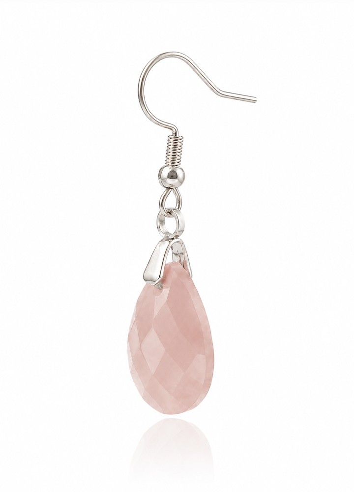Boucle d'oreille Lyor argentée