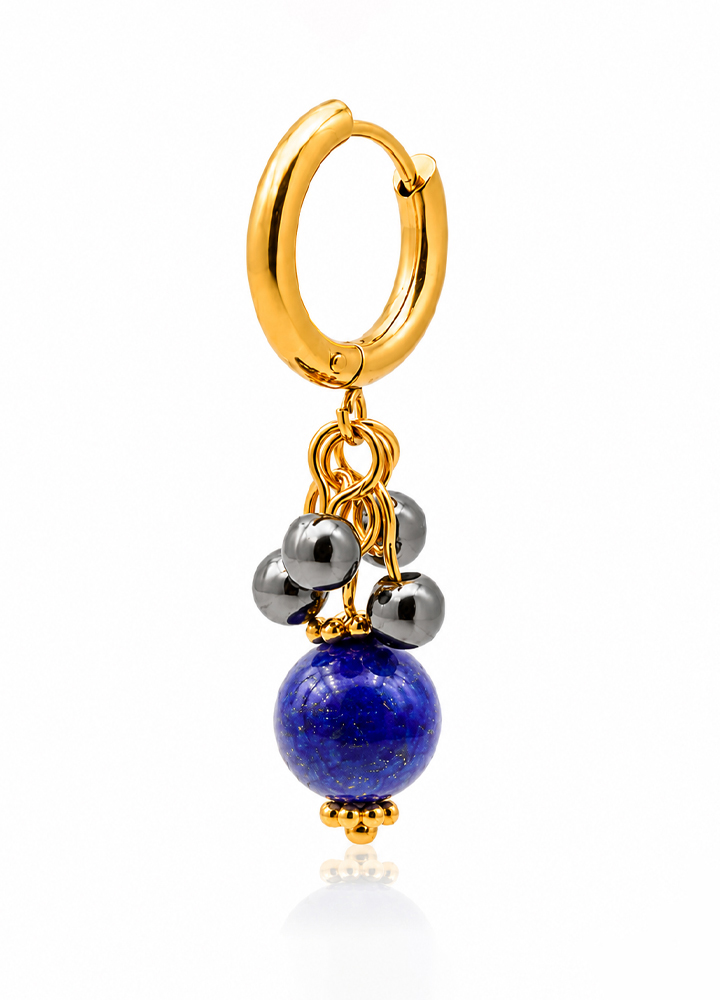 Boucle d'oreille Ornel dorée