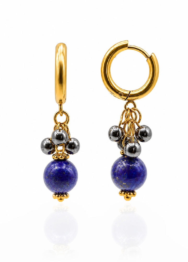 Boucle d'oreille Ornel dorée
