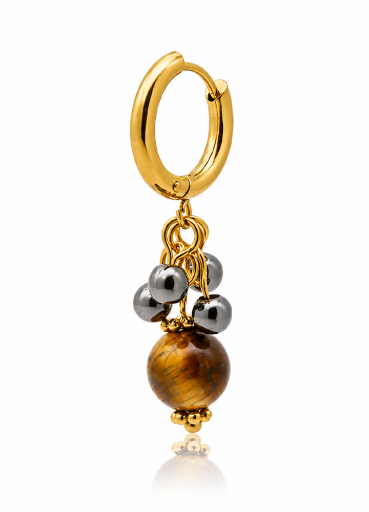 Boucle d'oreille Ornel dorée