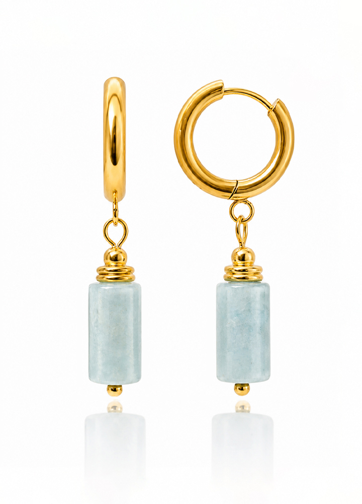 Boucle d'oreille Cléa dorée