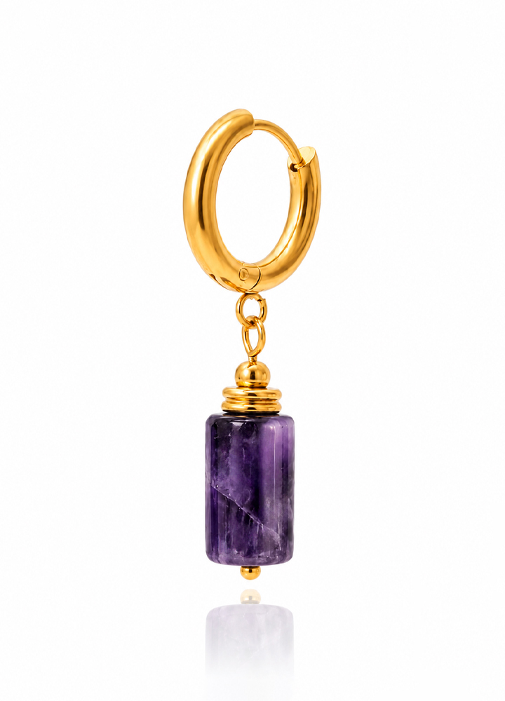 Boucle d'oreille Cléa dorée