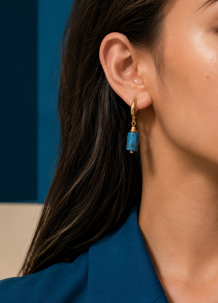 Boucle d'oreille Cléa dorée
