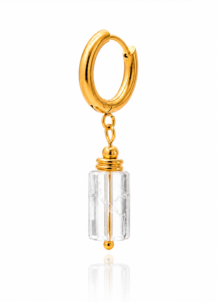Boucle d'oreille Cléa dorée