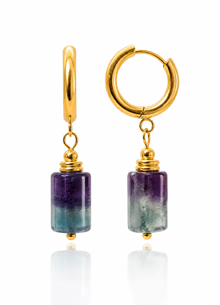 Boucle d'oreille Cléa dorée