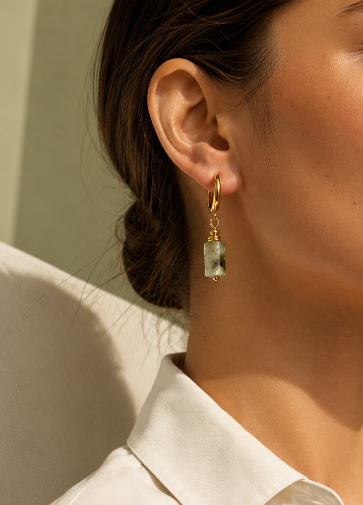 Boucle d'oreille Cléa dorée