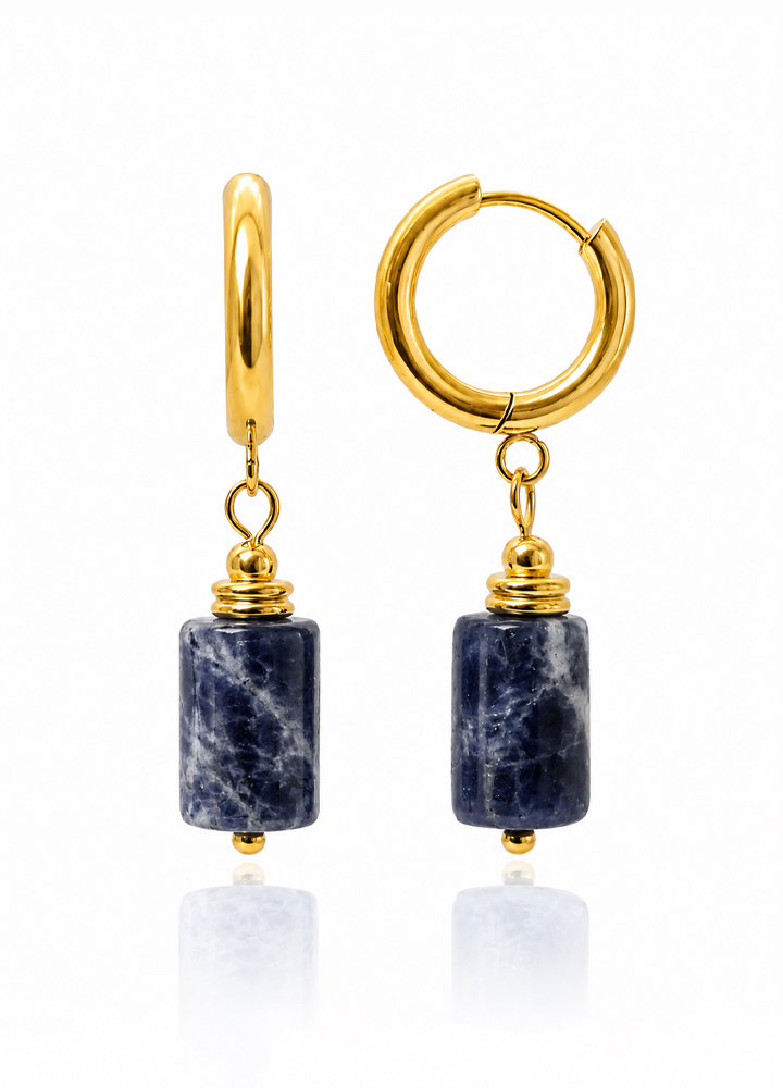 Boucle d'oreille Cléa dorée