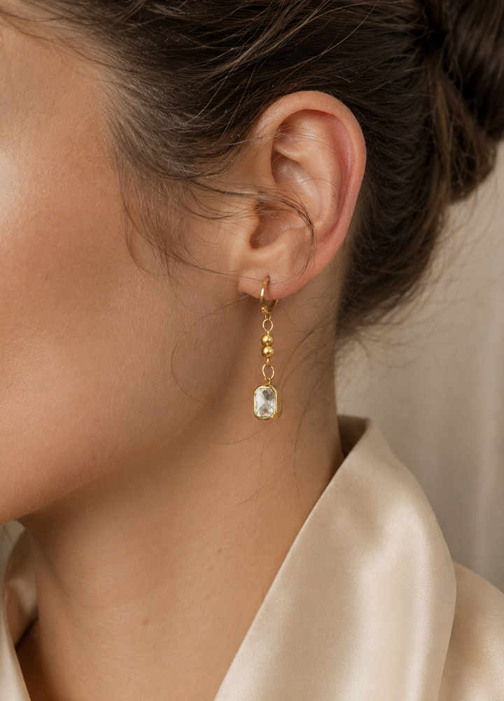 Boucle d'oreille Véona dorée