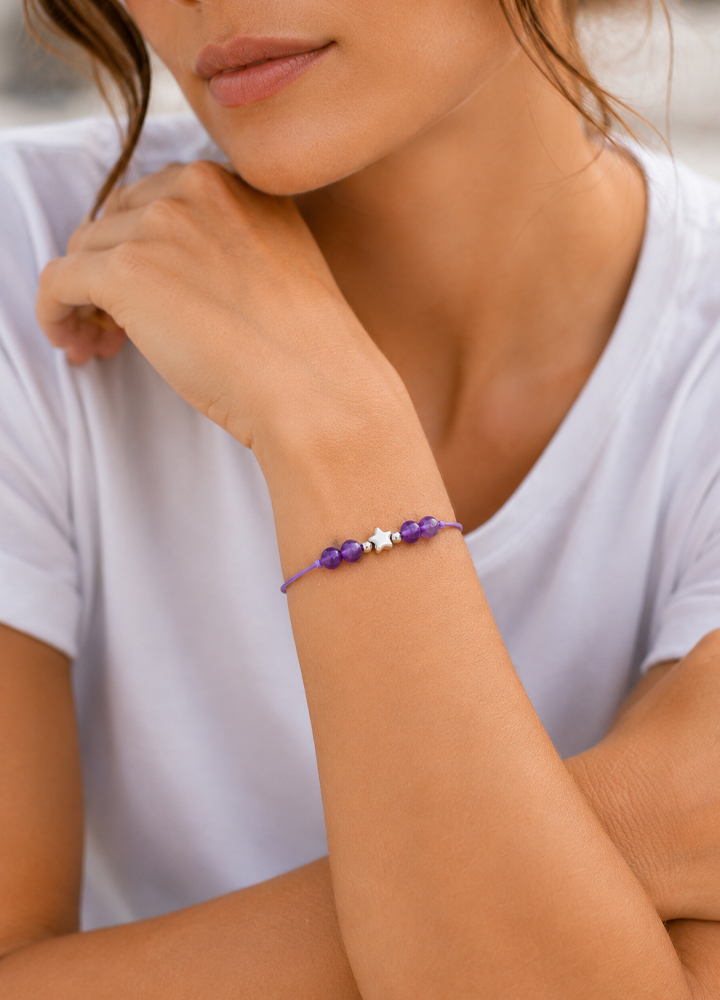 Bracelet Astréa argenté