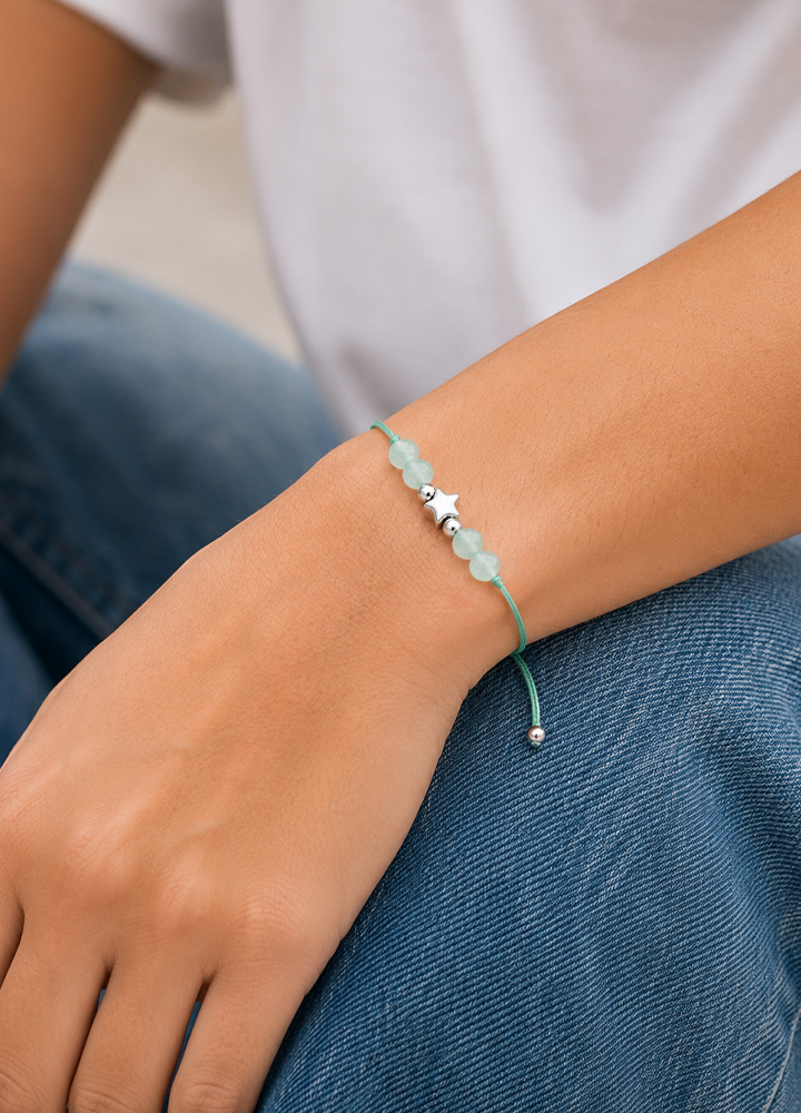 Bracelet Astréa argenté