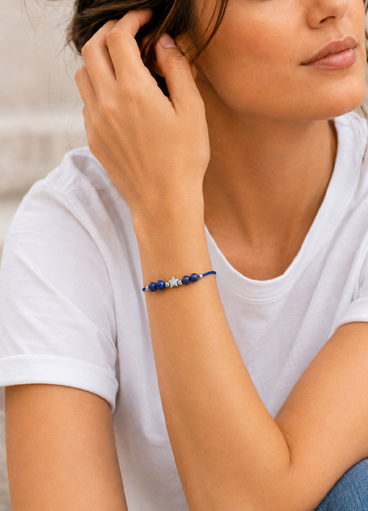 Bracelet Astréa argenté