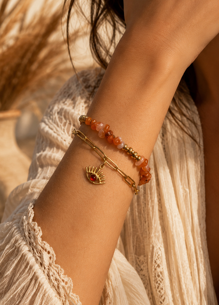 Bracelet Horus doré