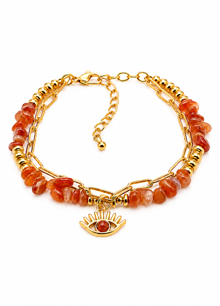 Bracelet Horus doré