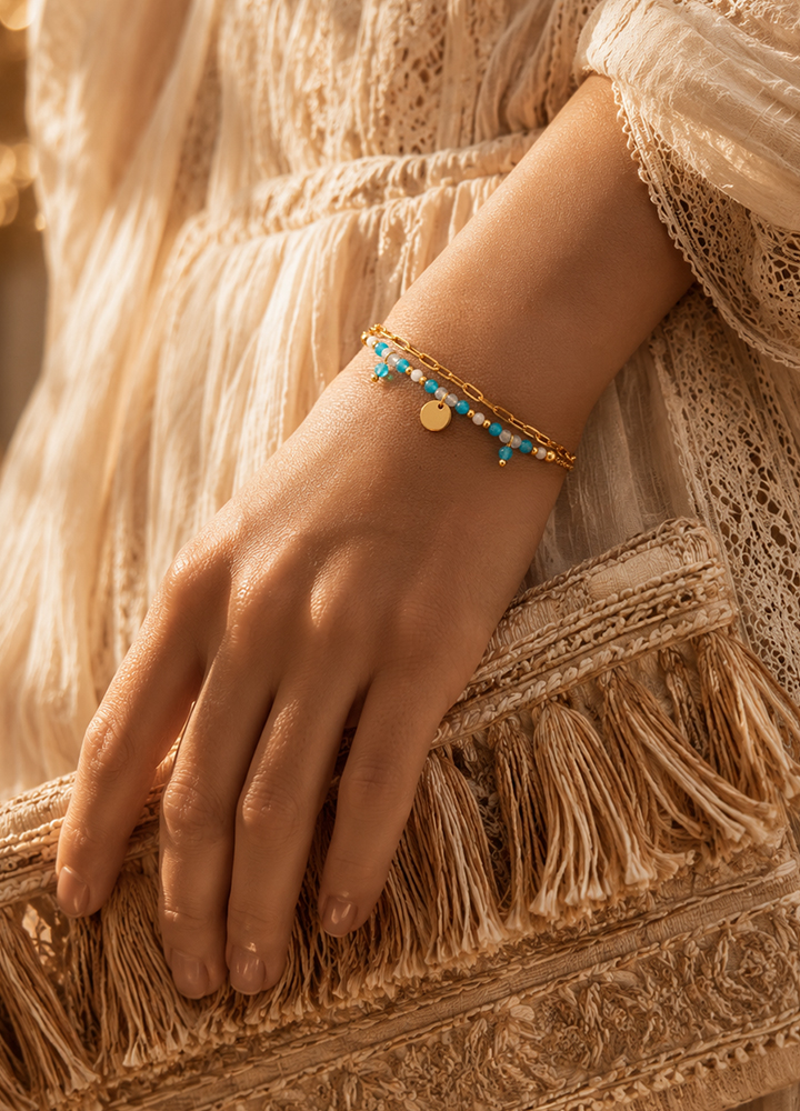 Bracelet Iris doré