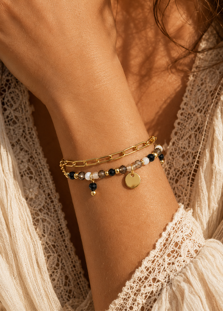 Bracelet Iris doré
