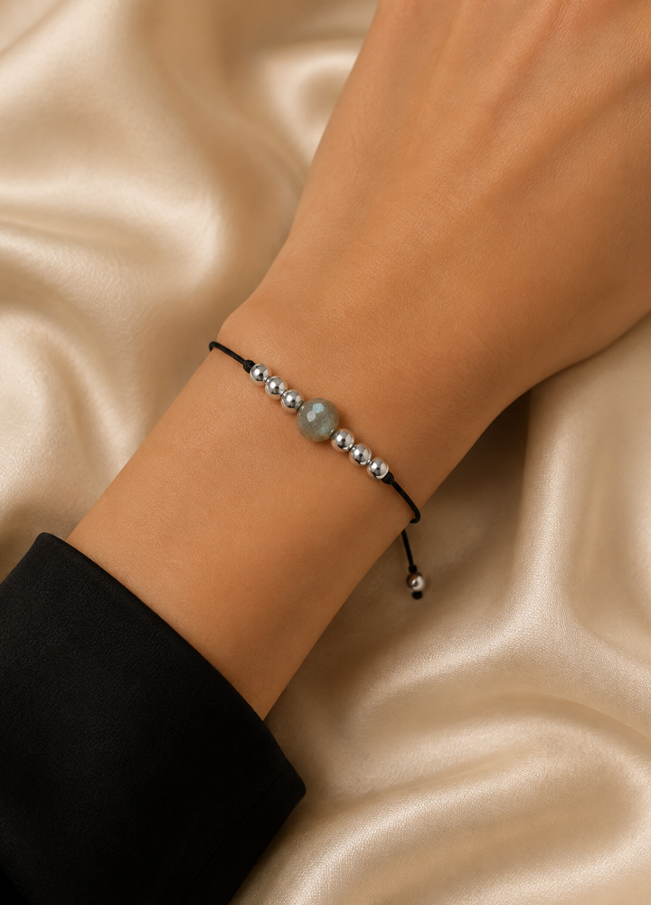 Bracelet Minéra argenté