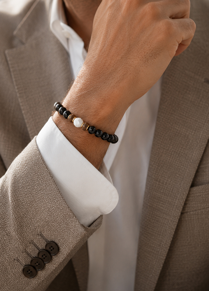 Bracelet Ring doré bois