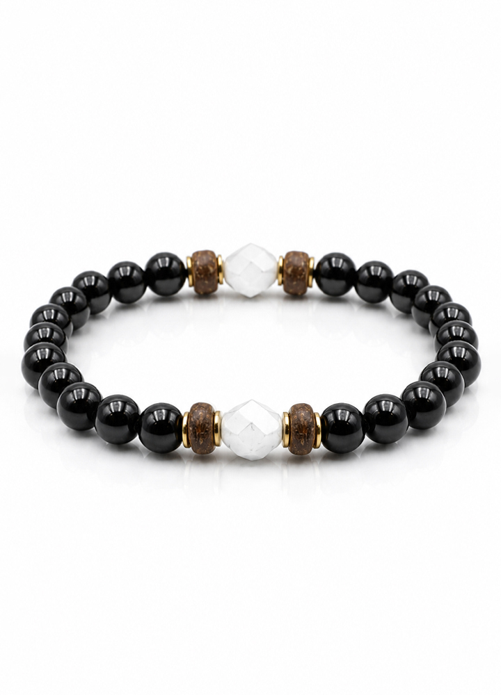 Bracelet Ring doré bois