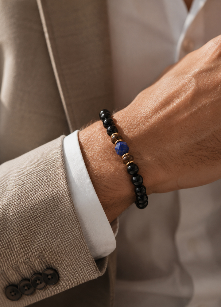 Bracelet Ring doré bois