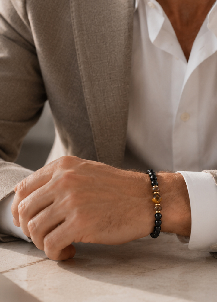Bracelet Ring doré bois