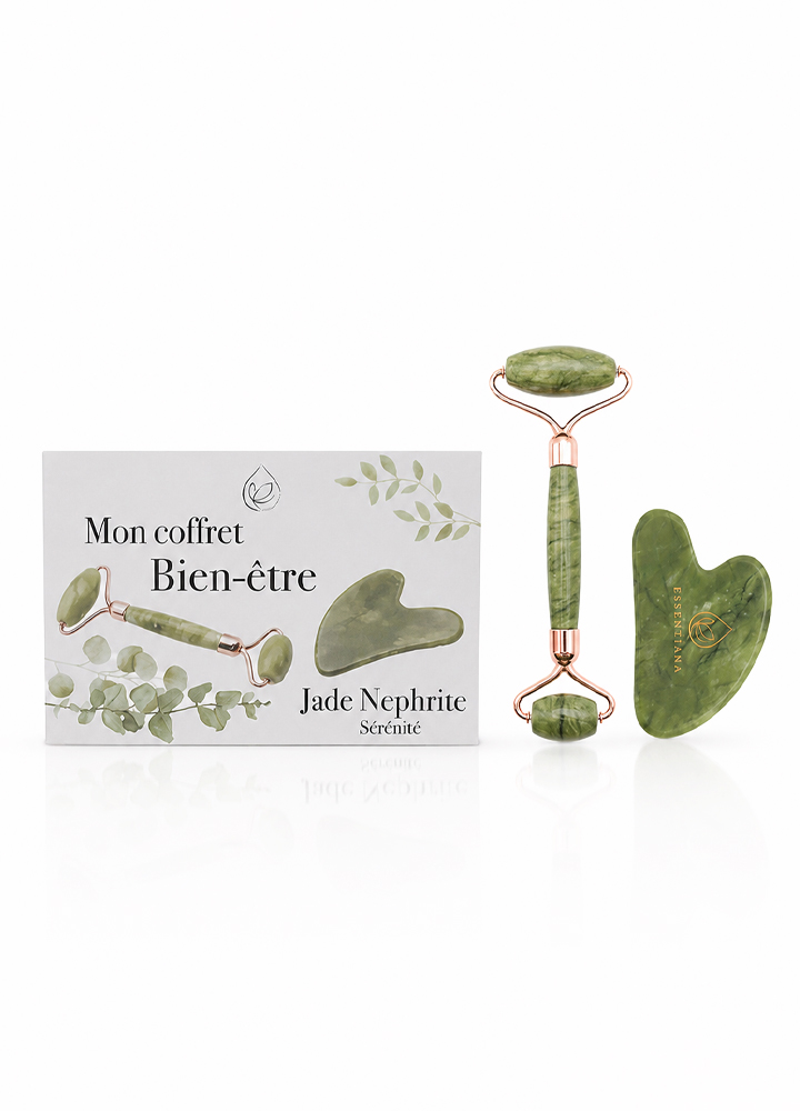 Mon coffret rouleau de massage et gua sha