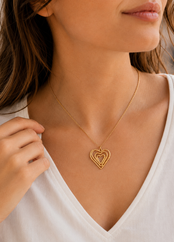Collier Amo doré