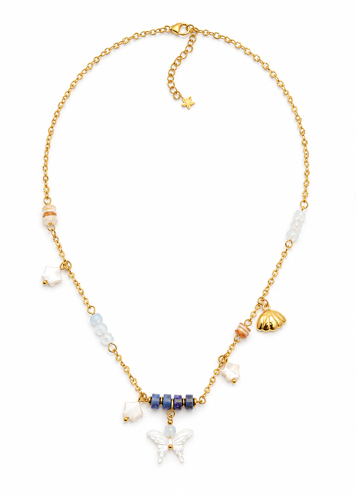 Collier Céleste doré