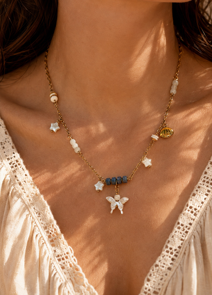 Collier Céleste doré