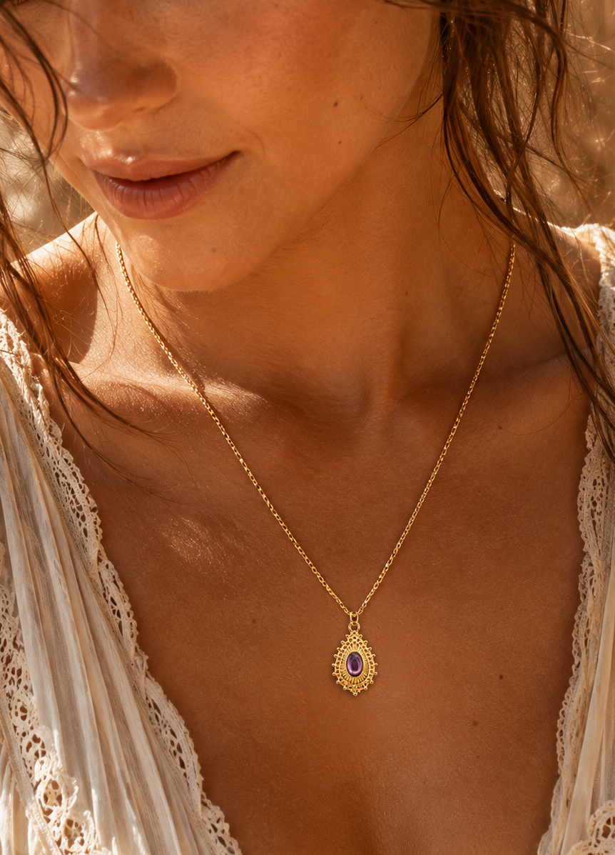 Collier Gloria doré