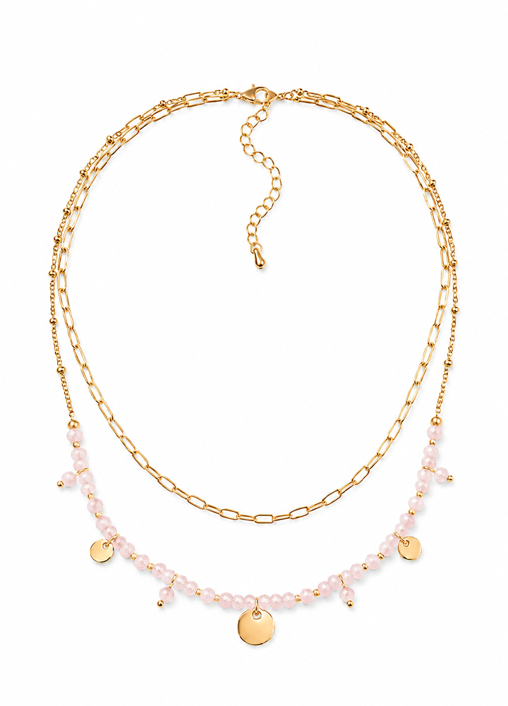 Collier Iris doré