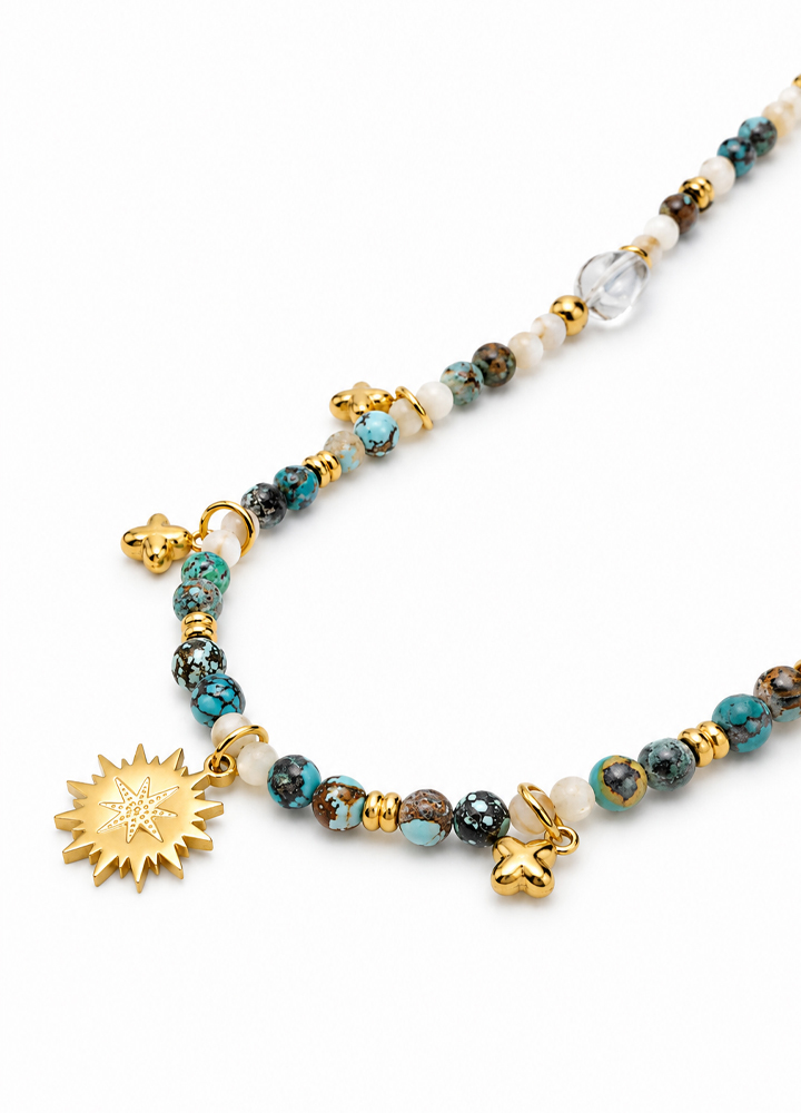 Collier Soléane doré
