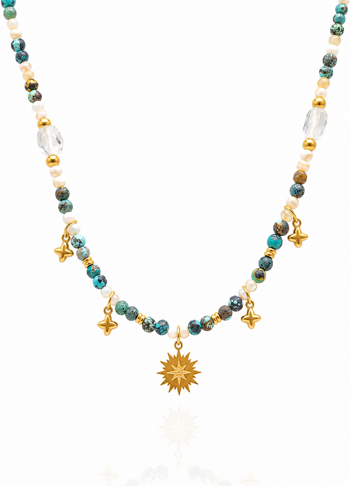 Collier Soléane doré