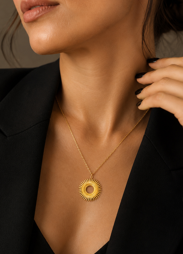Collier Soli doré