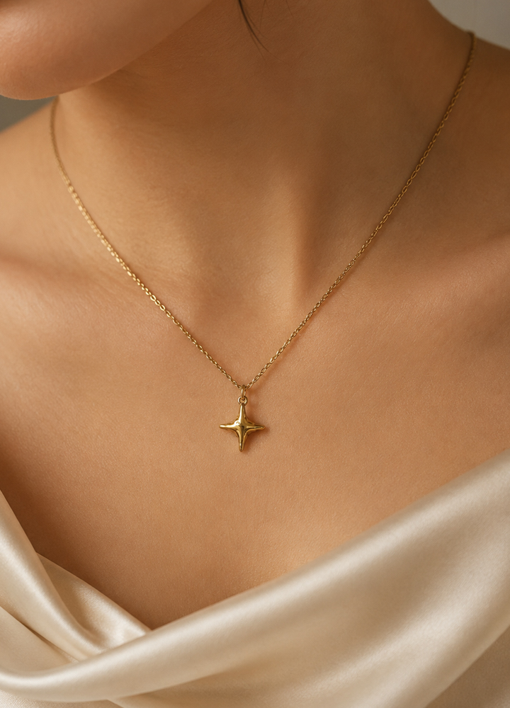 Collier Stella doré
