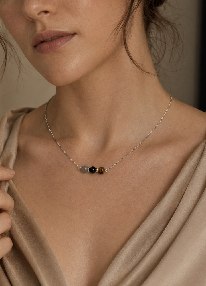 Collier Térélia argenté